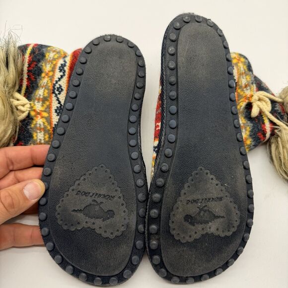 Rocketdog Womens Pull On Ankle Booties Faux Fur Lined Aztec Knit Size 7 - Picture 5 of 6